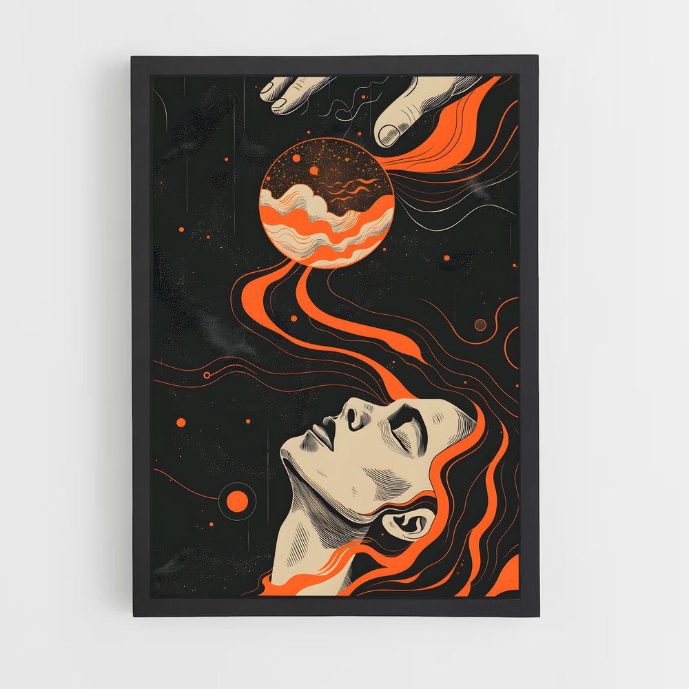 Poster Étoile de L'Inconnu – affiche Art spatial (vue 2)